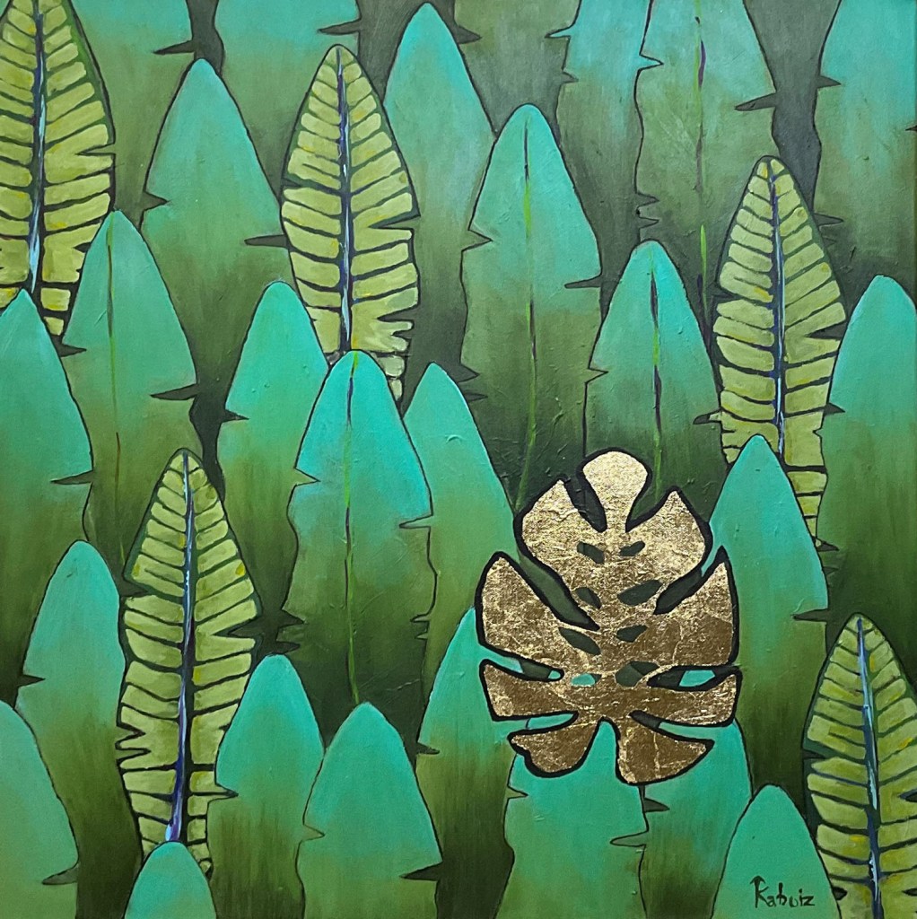 Titre Juste moi c'est assez acrylique Kaboiz femme artiste