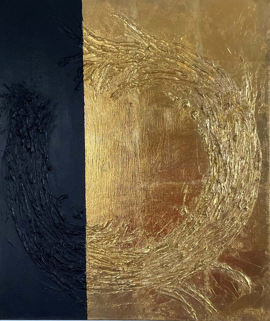 Titre Tourbillon acrylique Kaboiz femme artiste